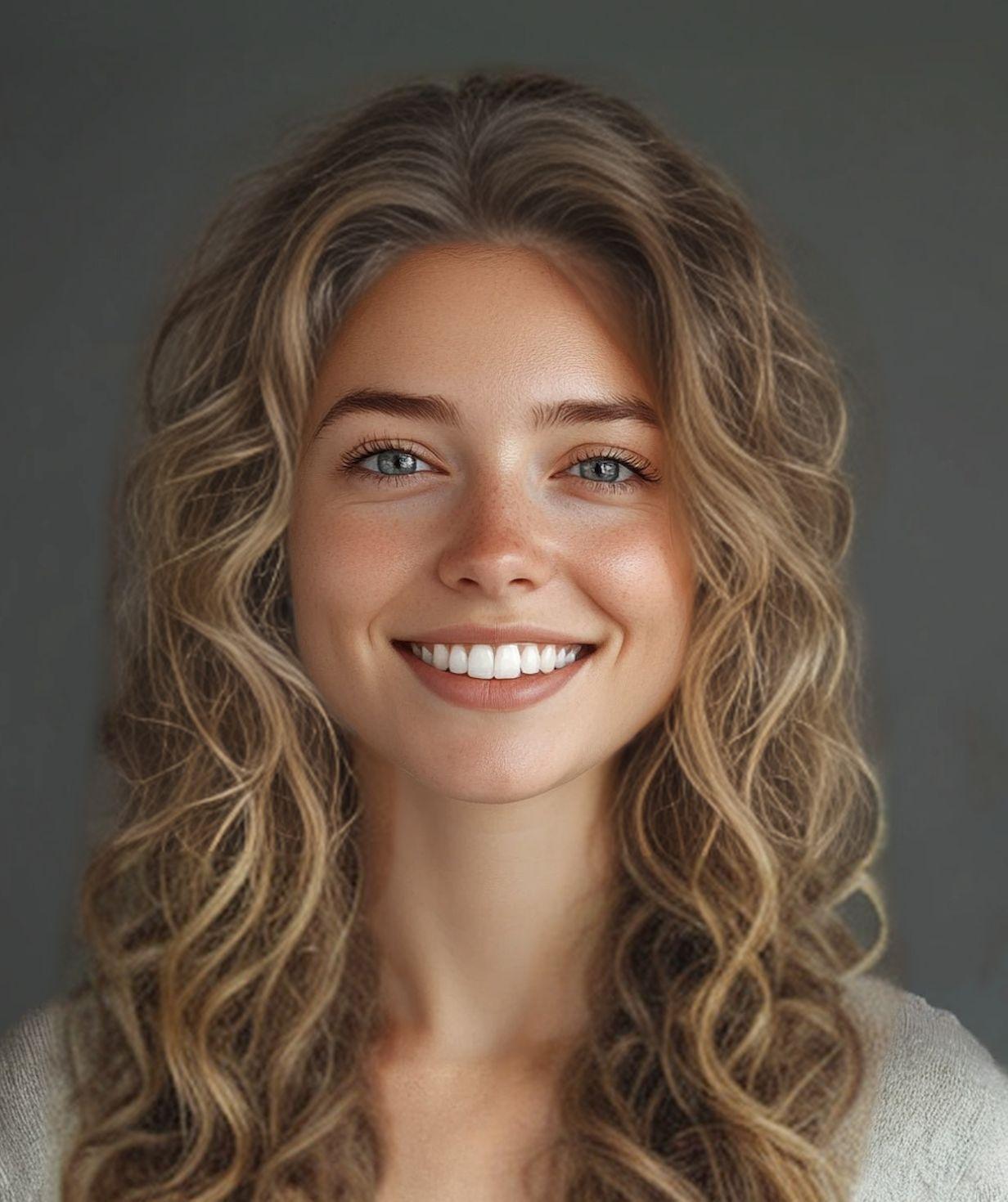 Buzz Cut style: Long curly