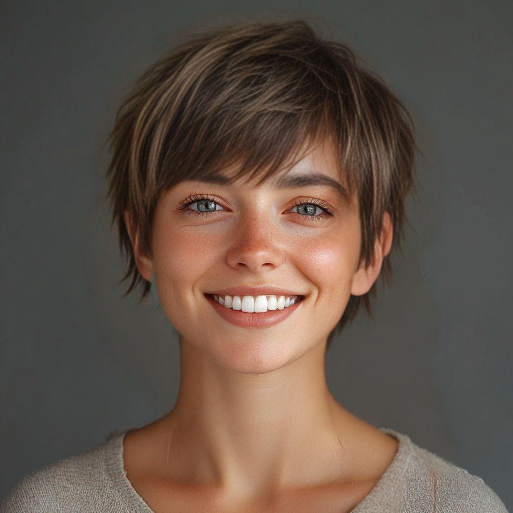 Buzz Cut style: Pixie Cut